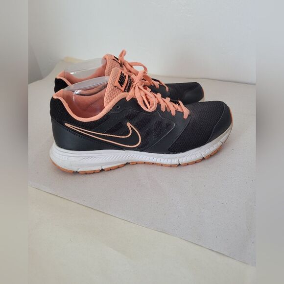 Nike Downshifter 6 Running Shoes Sneakers Athletic Women Black Coral Pink 9.5 - Picture 3 of 10